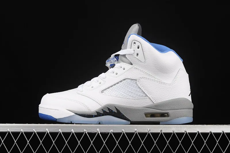 All categories Air Jordan Jordan series basketball shoes Air Jordan 5 G version Air Jordan 5 "Stealth 2.0" AJ5 Joe 5 white and blue color 440888-140